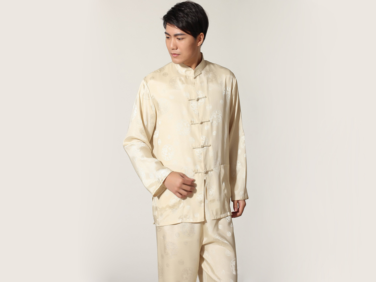 Tai Chi Clothing Long-sleeve Casual Style Linen Suit